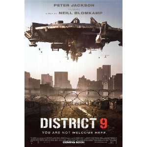  District 9 International Movie Poster Double Sided 