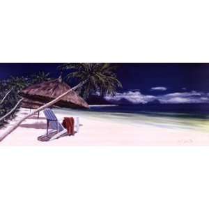  D. J Smith Secluded Beach II 40x16 Poster Print