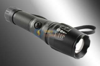 CREE XML XM L Zoomable T6 LED 1600lm 5 Mode Aluminum Flashlight Torch 