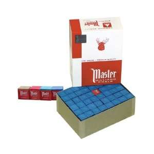 Billiards Pool Masters Chalk 144 Piece Box (SizeGold 