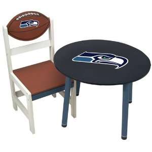  BSS   Seattle Seahawks NFL Childrens Wooden Chair (12x12 