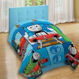    Thomas The Train Comforter & Fabric Headboard