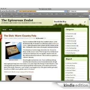  THE EPICUREAN ZEALOT Kindle Store Adam Zolot