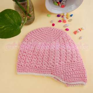 Handmade Baby Toddler Crochet Beanie Knit Hat Cap Wool [SKU 12 