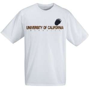 Cal Berkeley Golden Bears White Basic T shirt  Sports 