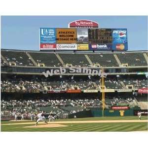  Riddell Oakland Athletics Customized Scoreboard Picture 