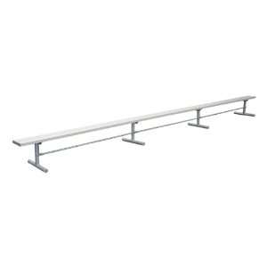  942 Series Aluminum Solid Plank Bench 21 L Patio, Lawn 