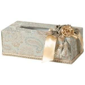  Savannah Romance Rectangular Tissue Box with Bouquet Trim 