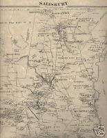 Falls Village Salisbury CT 1874 Maps with Homeowners  