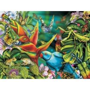  Blue Parrot & Friends 300pc Jigsaw Puzzle by Lori Schory Toys & Games