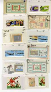 Cuba Stamps Mint NH Sets And S/S Stock  
