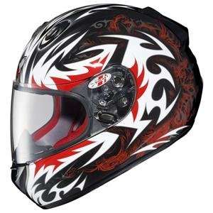  Joe Rocket RKT 201 Abyss Helmet   2X Large/Black/Red/White 