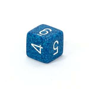  Chessex Speckled 16mm d6 Dice, Water with numbers Toys 