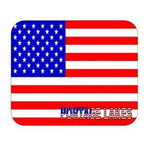  US Flag   Portage Lakes, Ohio (OH) Mouse Pad Everything 