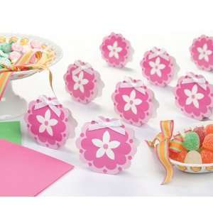  Lets Party By Lillian Rose Inc. Pink Flower Favor Boxes 