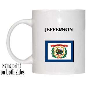  US State Flag   JEFFERSON, West Virginia (WV) Mug 