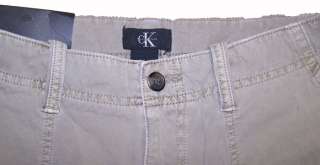 Calvin Klein Mens Cargo Shorts Sandie Lifestyle Khaki{  