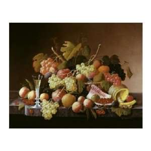  Tabletop Still Life Severin Roesen. 34.00 inches by 27.88 
