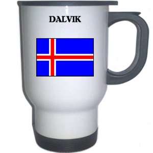  Iceland   DALVIK White Stainless Steel Mug Everything 