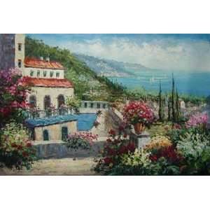  Fine Oil Painting, Mediterranean MED27 20x24