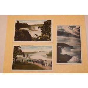    *3 Vintage Postcards of Niagra Falls UNUSED 
