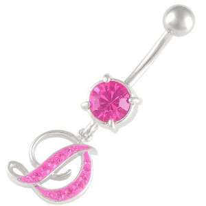   button ring dangly bar AFEH   Pierced Body Piercing Jewelry Jewelry