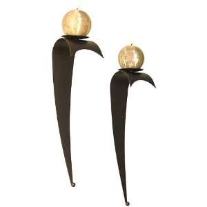  Danya B QBA614 Rustic Elongated Sconces   Set Of 2