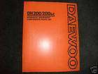 daewoo parts manuals items in part 