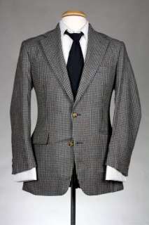 Vintage Brooks Brothers Houndstooth Tweed Wool Blazer/Jacket 41 R 