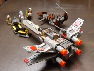 Lego 1999 Star Wars Classic X Wing Fighter 7140 & 7104 5 minifigures 