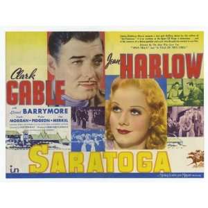 Saratoga Movie Poster (30 x 40 Inches   77cm x 102cm) (1937 