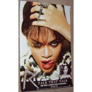  Rihanna   TALK THAT TALK   Promotional Poster   11 x 17 
