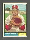 1961 Topps # 299 Clay Dalrymple   Phila. Phillies   NM