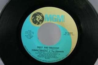 45 LP Record Donny Osmond Flirtin Sweet & Innocent  
