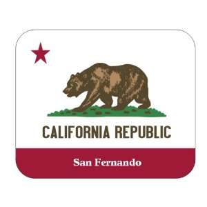  US State Flag   San Fernando, California (CA) Mouse Pad 