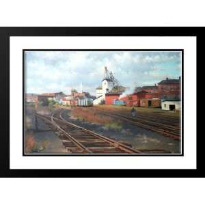  Whitney, Richard 24x18 Framed and Double Matted End of an 