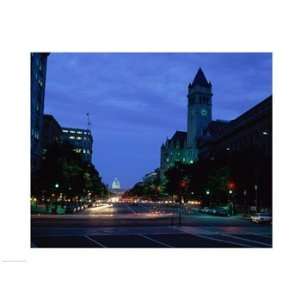  Traffic on a road, Washington, D.C., USA Poster (24.00 x 