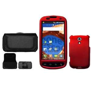 iNcido Brand Samsung D700/Epic 4G Combo Rubber Red Protective Case 