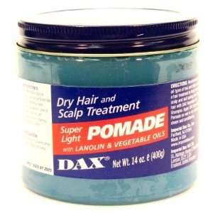  Dax Pomade Super Light 14 oz. Jar (Blue) (Pack of 8 