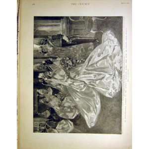  Queen Drawing Room Debutantes Craig Ladies Print 1899 