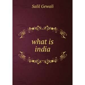  what is india Salil Gewali Books