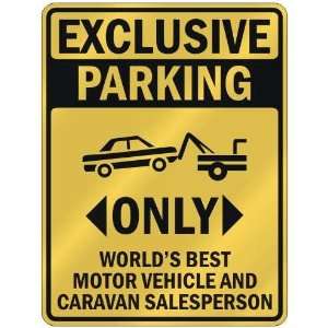   BEST MOTOR VEHICLE AND CARAVAN SALESPERSON  PARKING SIGN OCCUPATIONS