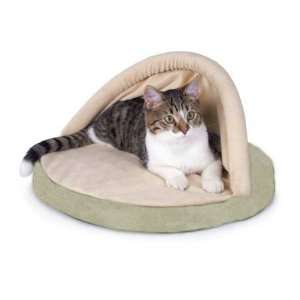  New K&H Manufacturing Thermo Kitty Hut Sage Uses Dual 