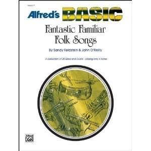  Alfred Fantastic Familiar Folk Songs Horn in F Musical 