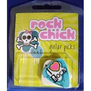  Rock Chick Pick Pack 2 Pack of 5 Guitar Picks Musical 