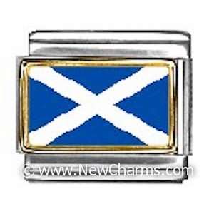  Scotland Photo Flag Italian Charm Bracelet Jewelry Link Jewelry