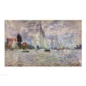 The Boats, or Regatta at Argenteuil, c.1874 Finest LAMINATED Print 