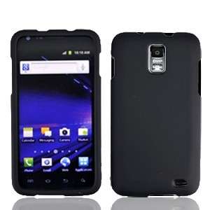   Samsung Skyrocket Galaxy S II 2 Rubberized HARD Case Phone Cover Black