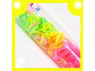 Lots Colorful Ponytail Elastic Hair Rubber Bands #8333  