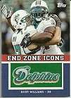 2011 Topps Davone Bess Dolphins End Zone Icons  
